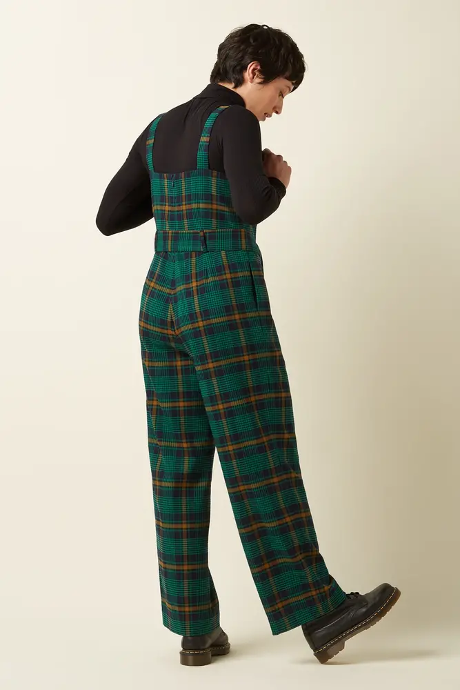 King Louie King Louie - ines jumpsuit leeds check - evening blue King Louie King Louie - ines jumpsuit leeds check - evening blue