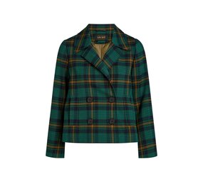 King Louie King Louie - pattie coat leeds check - evening blue King Louie King Louie - pattie coat leeds check - evening blue