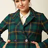 King Louie King Louie - pattie coat leeds check - evening blue King Louie King Louie - pattie coat leeds check - evening blue