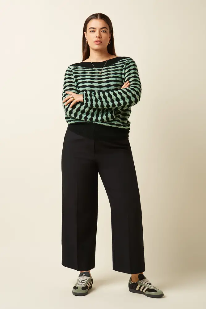 King Louie King Louie - federica pants marple - black King Louie King Louie - federica pants marple - black