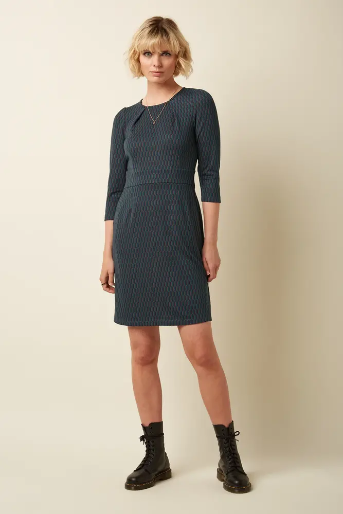 King Louie King Louie - mona dress spring - evening blue