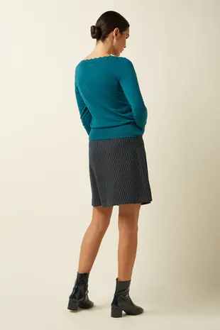 King Louie King Louie - border skirt spring - evening blue King Louie King Louie - border skirt spring - evening blue