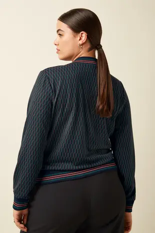 King Louie King Louie - bessie jacket spring - evening blue King Louie King Louie - bessie jacket spring - evening blue