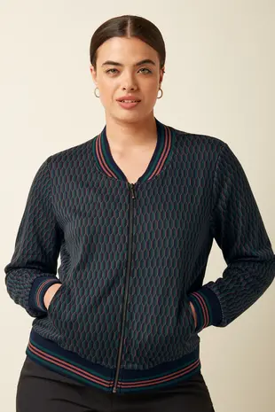 King Louie King Louie - bessie jacket spring - evening blue King Louie King Louie - bessie jacket spring - evening blue