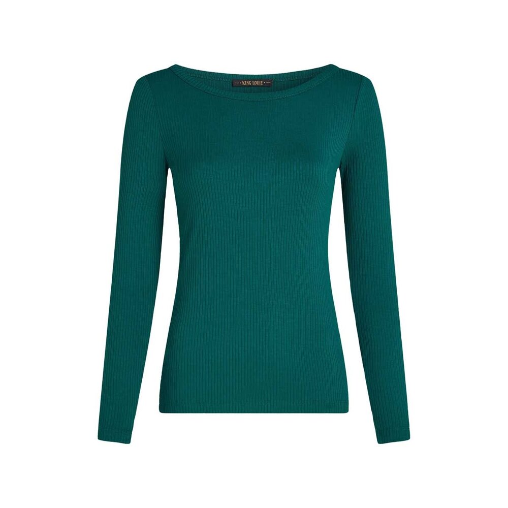 King Louie King Louie - lili tee uni rib - spruced green King Louie King Louie - lili tee uni rib - spruced green
