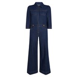 King Louie King Louie - zip jumpsuit onyx denim - deep blue King Louie King Louie - zip jumpsuit onyx denim - deep blue