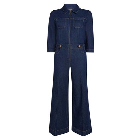 King Louie King Louie - zip jumpsuit onyx denim - deep blue