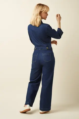 King Louie King Louie - zip jumpsuit onyx denim - deep blue