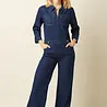 King Louie King Louie - zip jumpsuit onyx denim - deep blue King Louie King Louie - zip jumpsuit onyx denim - deep blue