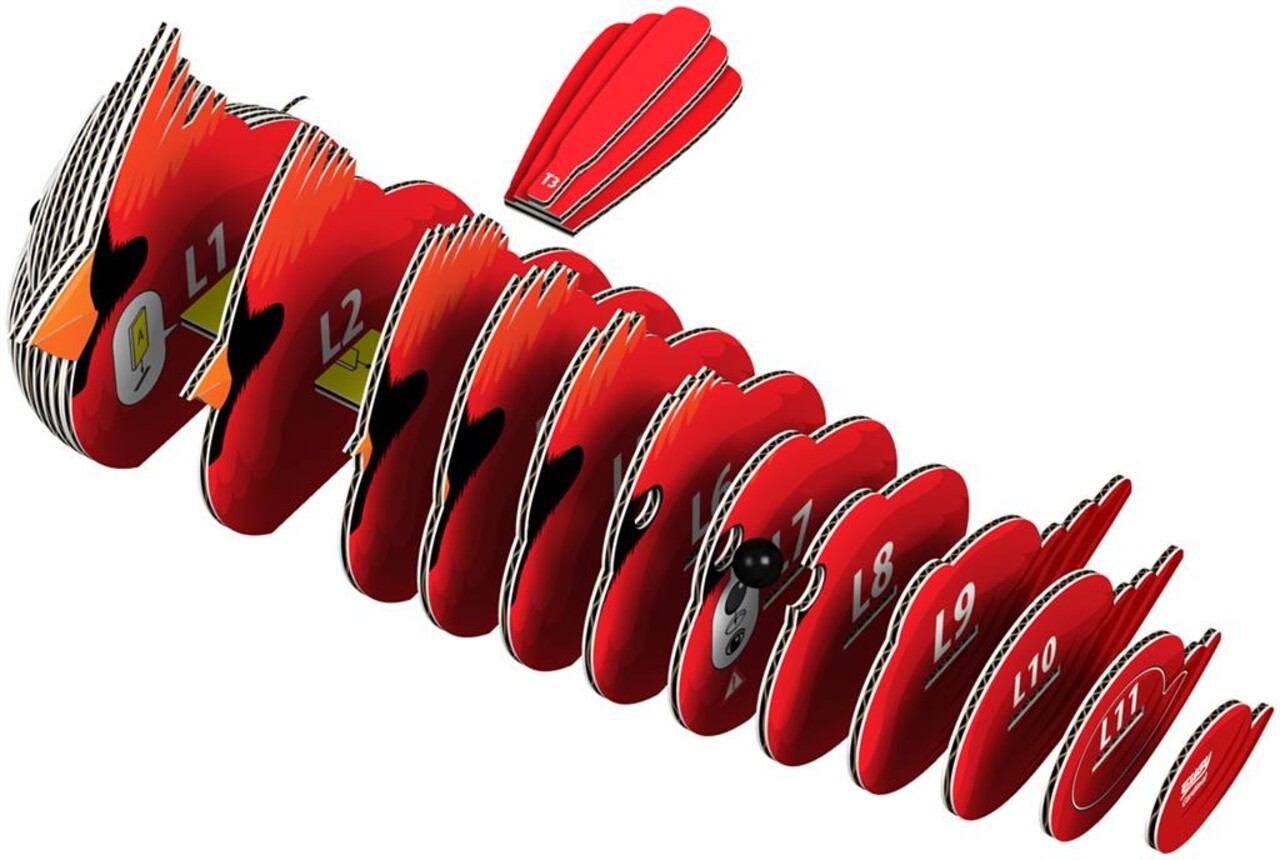 Eugy Eugy - 3d model - kardinaal (nr 068) Eugy Eugy - 3d model - kardinaal (nr 068)