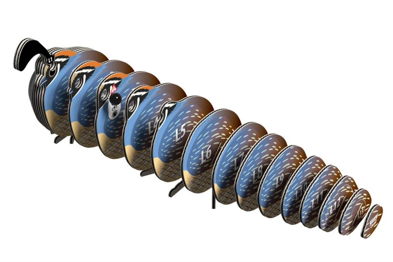 Eugy Eugy - 3d model - kwartel (nr 129) Eugy Eugy - 3d model - kwartel (nr 129)