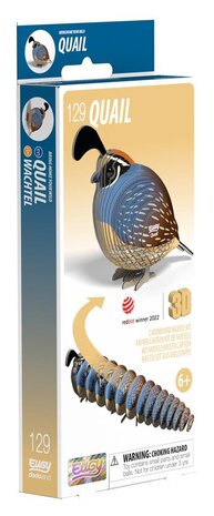 Eugy Eugy - 3d model - kwartel (nr 129) Eugy Eugy - 3d model - kwartel (nr 129)