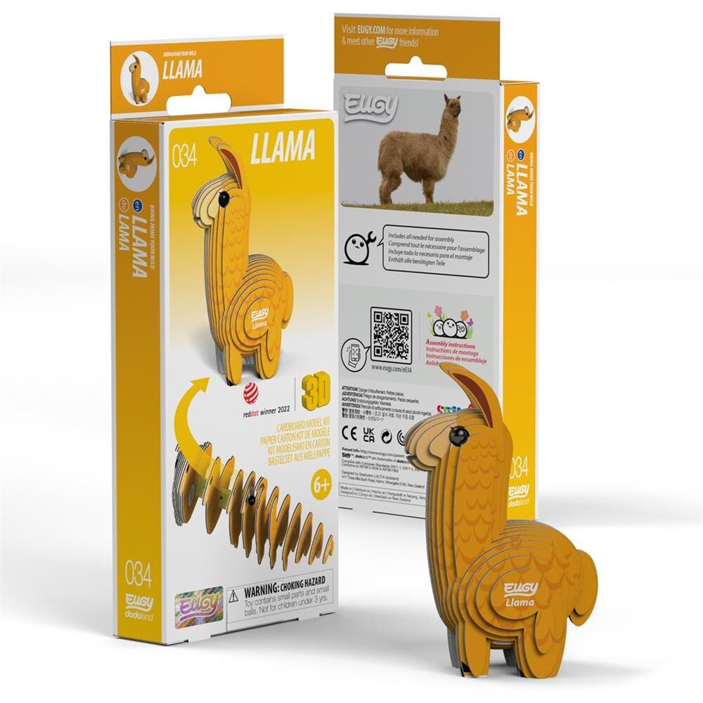 Eugy Eugy - 3d model - lama (nr 034) Eugy Eugy - 3d model - lama (nr 034)