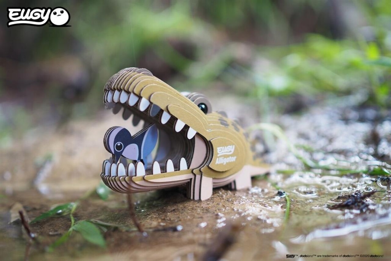 Eugy Eugy - 3d model - alligator (nr 043) Eugy Eugy - 3d model - alligator (nr 043)