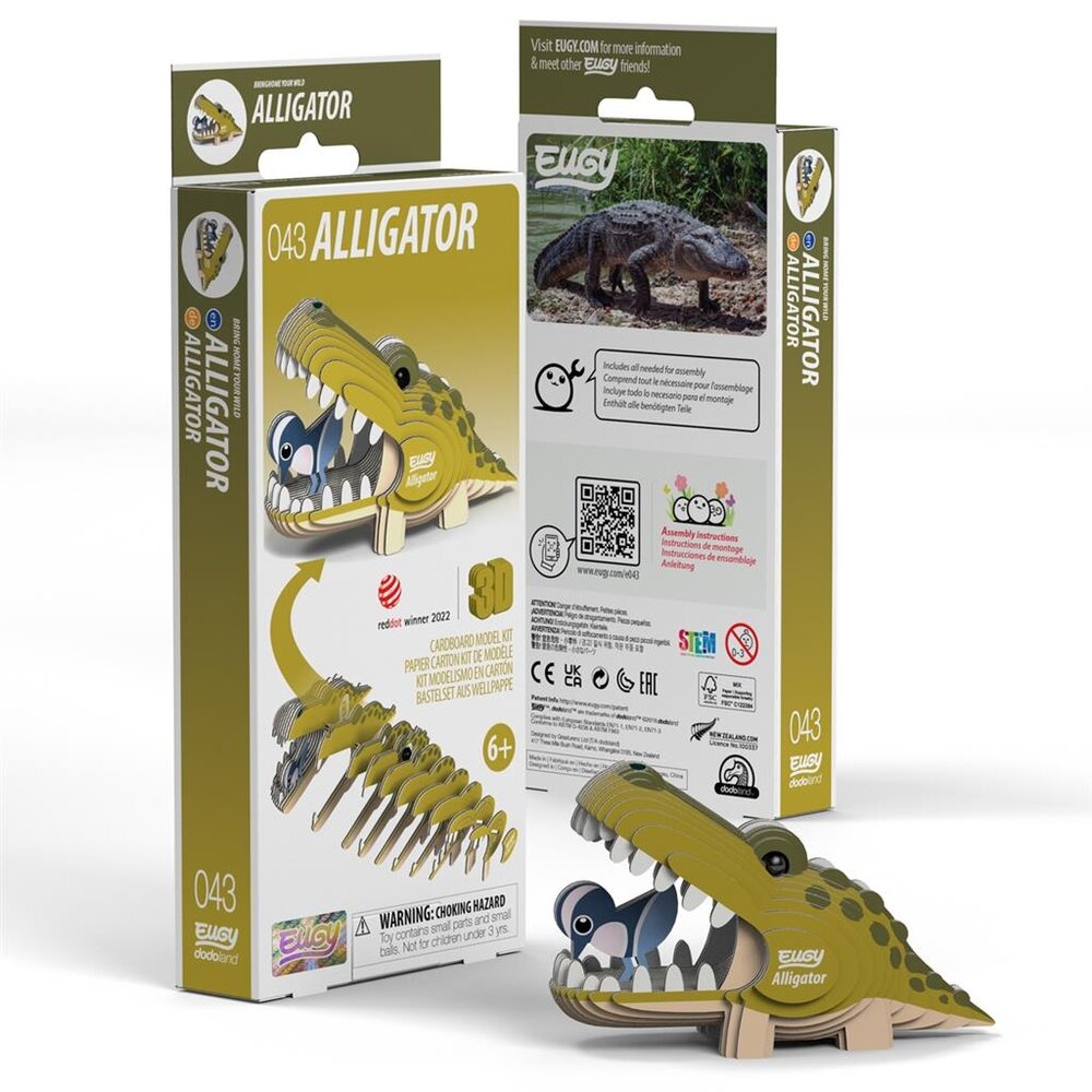 Eugy Eugy - 3d model - alligator (nr 043) Eugy Eugy - 3d model - alligator (nr 043)