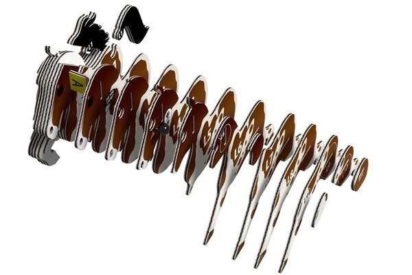 Eugy Eugy - 3d model - paard (nr 134) Eugy Eugy - 3d model - paard (nr 134)