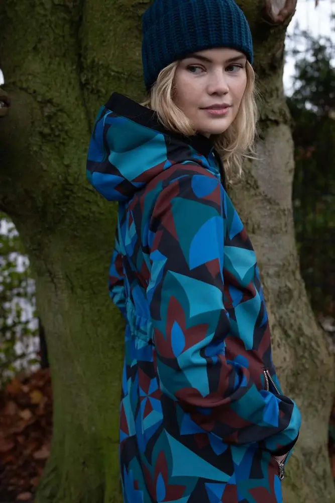 Danefae Danefae - danejane softshelljas - black merlot geofleur Danefae Danefae - danejane softshelljas - black merlot geofleur