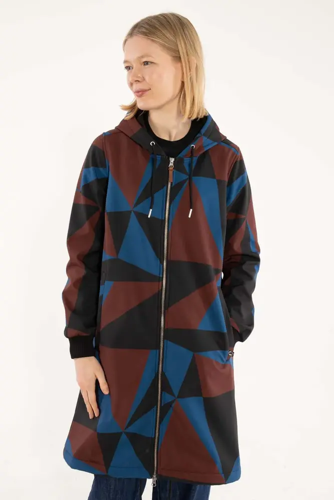 Danefae Danefae - danekarla softshelljas - black ocean triangulate Danefae Danefae - danekarla softshelljas - black ocean triangulate