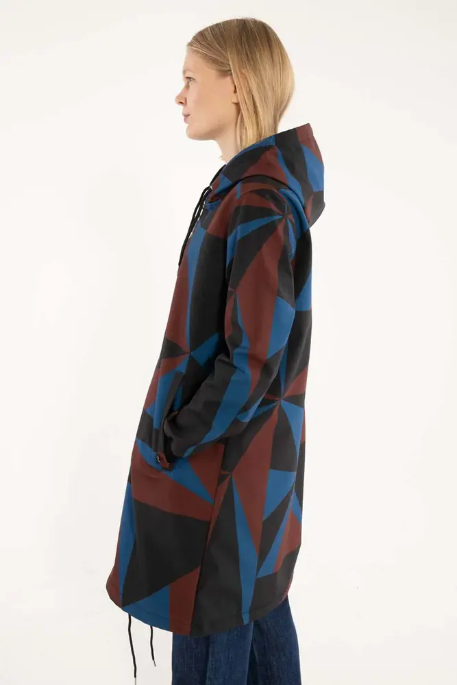 Danefae Danefae - danekarla softshelljas - black ocean triangulate Danefae Danefae - danekarla softshelljas - black ocean triangulate