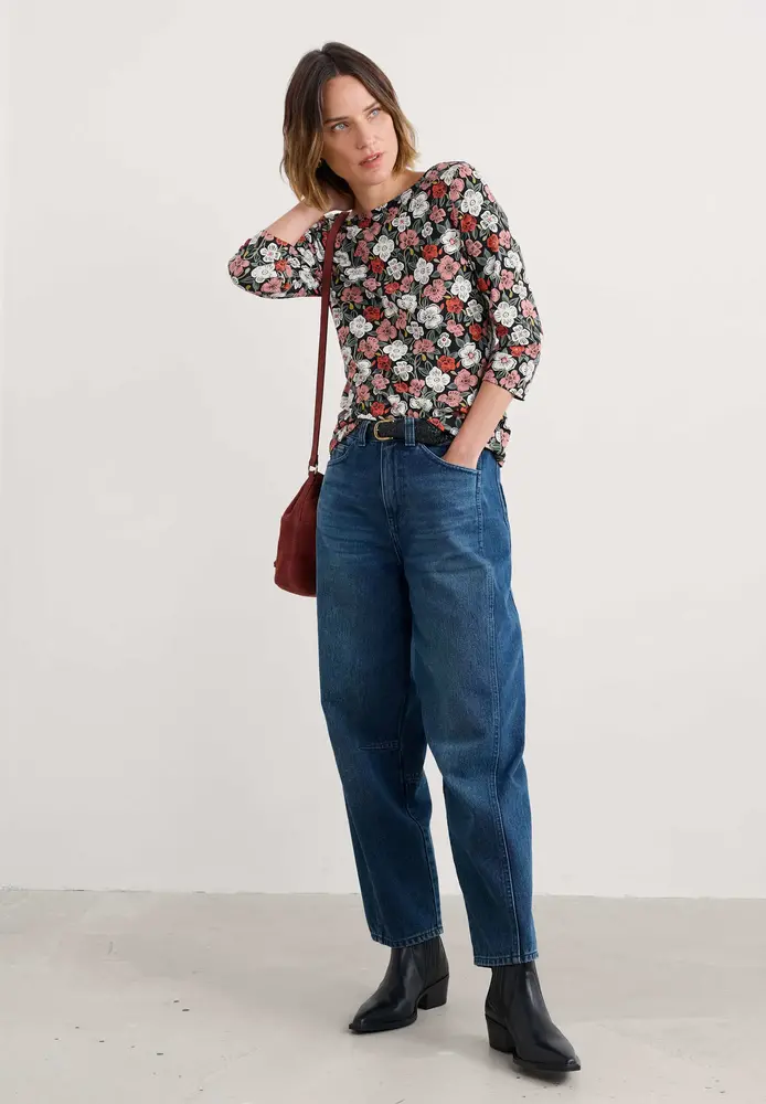 Seasalt Seasalt - 3/4 easel top - floral tumble onyx Seasalt Seasalt - 3/4 easel top - floral tumble onyx