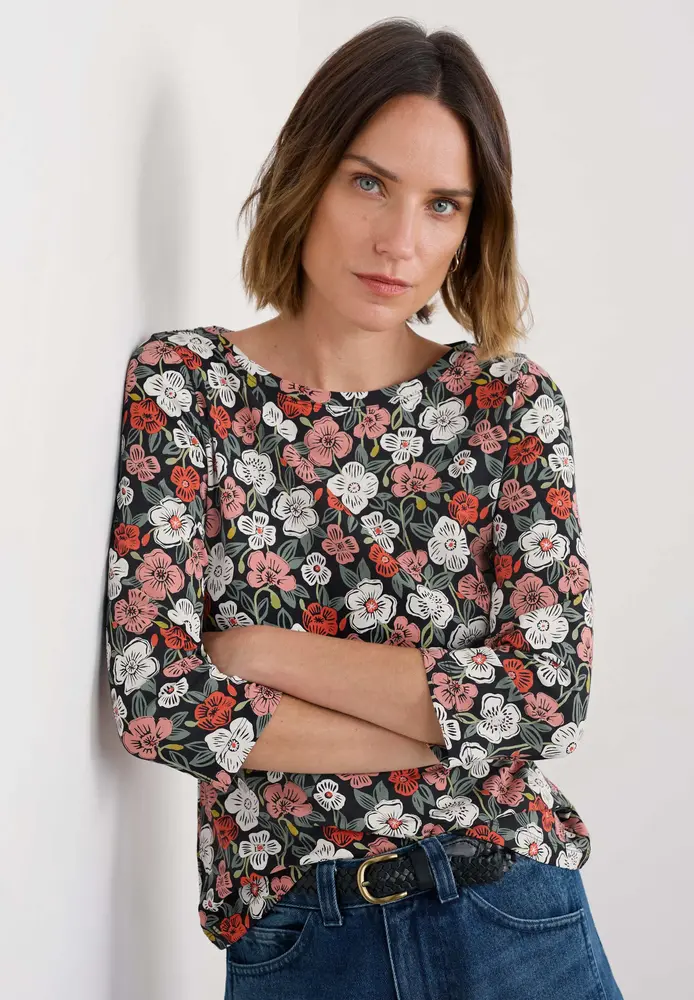 Seasalt Seasalt - 3/4 easel top - floral tumble onyx Seasalt Seasalt - 3/4 easel top - floral tumble onyx