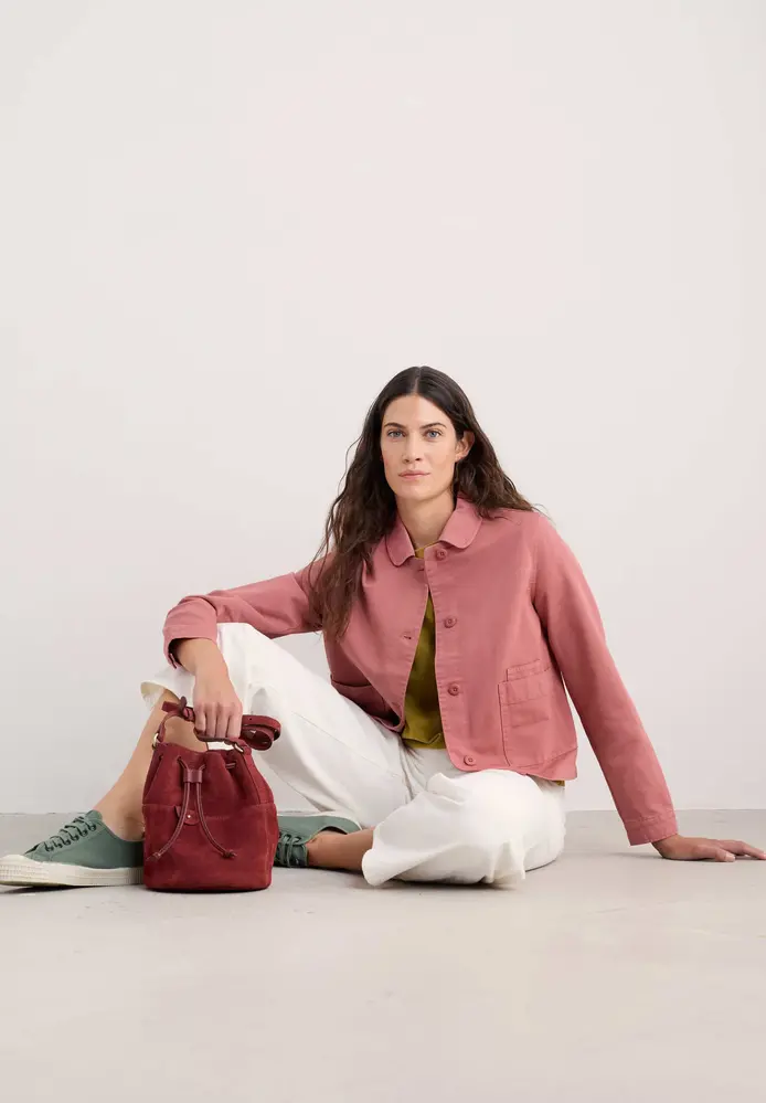 Seasalt Seasalt - coombe lane jacket - dusty rose Seasalt Seasalt - coombe lane jacket - dusty rose