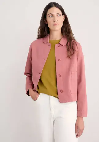 Seasalt Seasalt - coombe lane jacket - dusty rose Seasalt Seasalt - coombe lane jacket - dusty rose