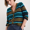 Seasalt Seasalt - etching cardigan - earthenware cyan mix Seasalt Seasalt - etching cardigan - earthenware cyan mix