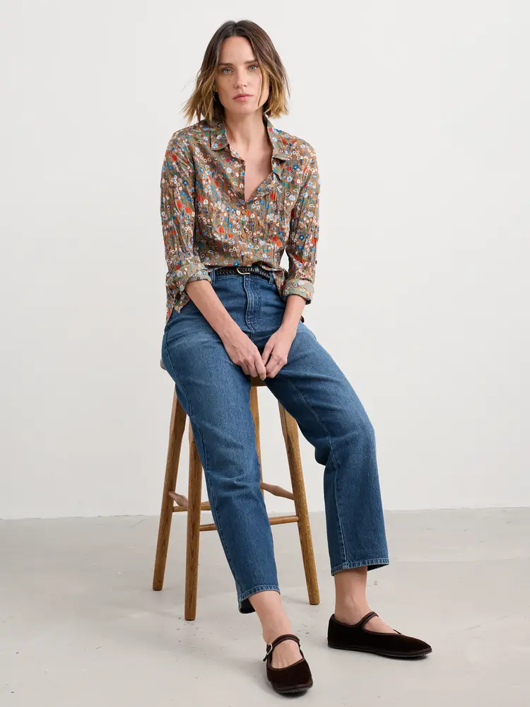 Seasalt Seasalt - larissa shirt - still life basket Seasalt Seasalt - larissa shirt - still life basket