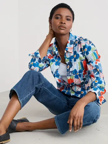 Seasalt Seasalt - larissa shirt - table sketch chalk Seasalt Seasalt - larissa shirt - table sketch chalk