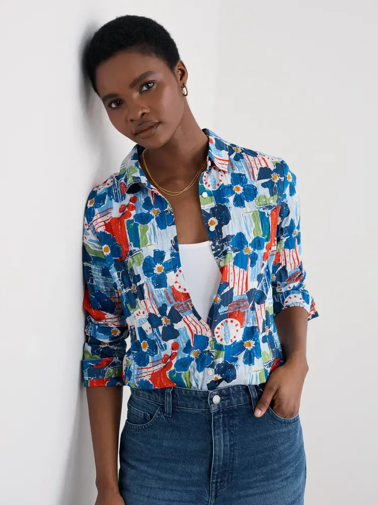 Seasalt Seasalt - larissa shirt - table sketch chalk Seasalt Seasalt - larissa shirt - table sketch chalk