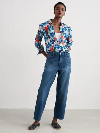 Seasalt Seasalt - larissa shirt - table sketch chalk Seasalt Seasalt - larissa shirt - table sketch chalk