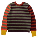Eribé Eribé - sweater stobo stripe - harissa Eribé Eribé - sweater stobo stripe - harissa