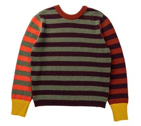 Eribé Eribé - sweater stobo stripe - harissa Eribé Eribé - sweater stobo stripe - harissa