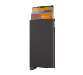 Secrid Secrid - cardprotector powder - brown Secrid Secrid - cardprotector powder - brown