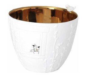 Räder Rader - poetry light - bird visit Räder Rader - poetry light - bird visit