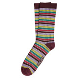 King Louie King Louie - socks rib stripe - porto red King Louie King Louie - socks rib stripe - porto red