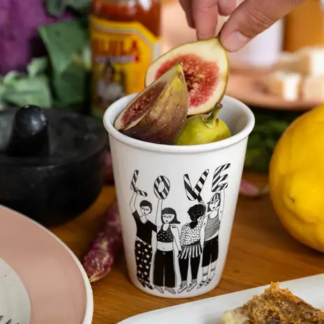 Helen b Helen b - beker - striped love Helen b Helen b - beker - striped love