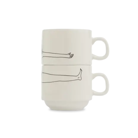 Helen b Helen b - stapelbare mokken (set van 2) - my favorite underwear Helen b Helen b - stapelbare mokken (set van 2) - my favorite underwear