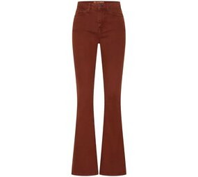 Zilch Zilch - dora flared leg pants - mahogany
