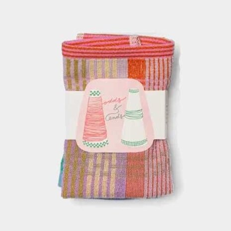 Foekje Fleur Foekje fleur - odds & ends - wild weave multi doekjes #64 (set van 2) Foekje Fleur Foekje fleur - odds & ends - wild weave multi doekjes #64 (set van 2)