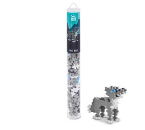 Plus-Plus Plus-Plus - tube - wolf (100 stukjes) Plus-Plus Plus-Plus - tube - wolf (100 stukjes)