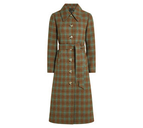 King Louie King Louie - arabella coat coppa check - bear brown