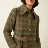 King Louie King Louie - arabella coat coppa check - bear brown King Louie King Louie - arabella coat coppa check - bear brown