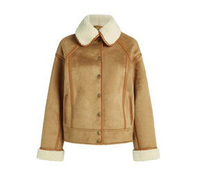 King Louie King Louie - monia jacket lammy - natural King Louie King Louie - monia jacket lammy - natural