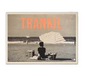 Carte Kencre Carte kencre - zeefdruk print L (A4) - trankil