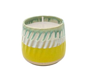 Wax design Wax design - geurkaars groovy - geel (lemon & lime)