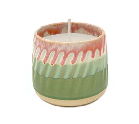 Wax design Wax design - geurkaars groovy - groen  (green tea)