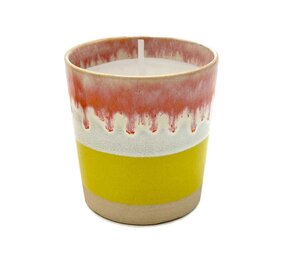 Wax design Wax design - geurkaars pot boho - geel (mimosa)