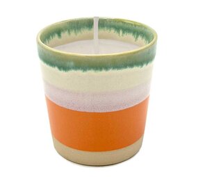 Wax design Wax design - geurkaars pot boho - oranje (peach & apricot)